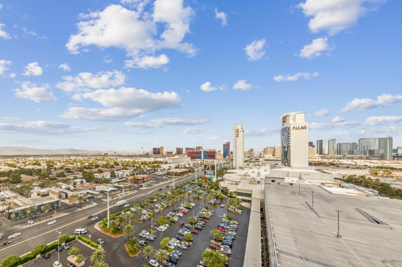 Huge Modern Luxury 17 Floor Panoramic Corner Suite With Open Balcony Las Vegas Exteriör bild